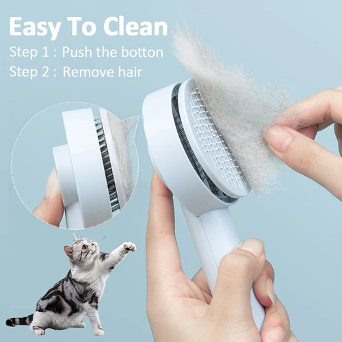 Pet Needle Comb Hair Remover Brush Dog And Cat Pet Comb Self Cleaning